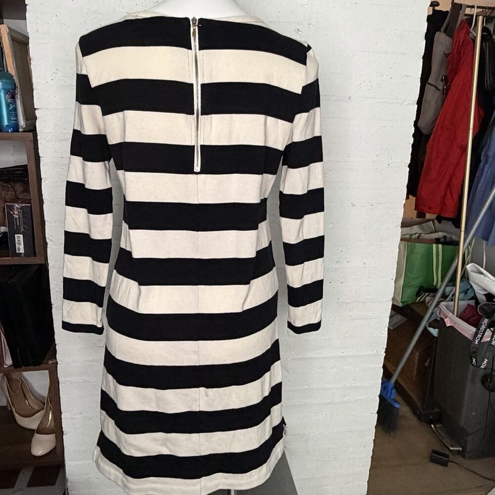 Vineyard Vines Bold Striped Knit Dress M Nautical Preppy Coastal Country Club - Picture 2 of 6